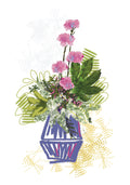 Carnations flower vase