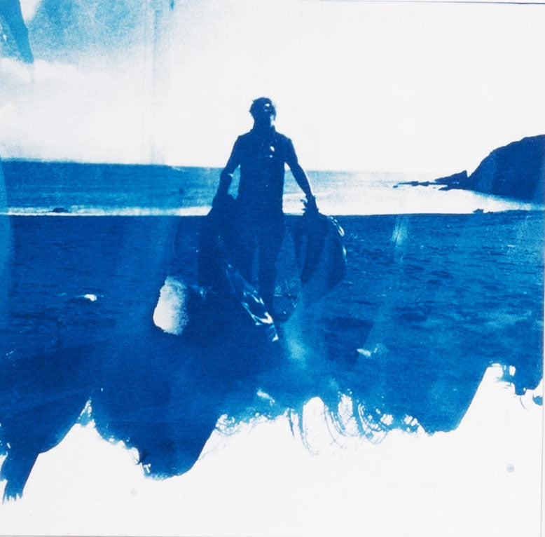 Beach Cleaning Heroes Cyanotype