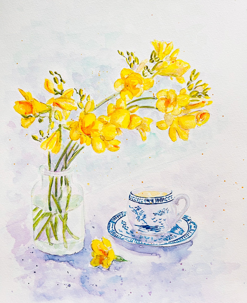 Learn How to Sketch & Paint Flowers and Plants