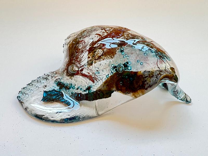 Jellyfish Glass Figurine